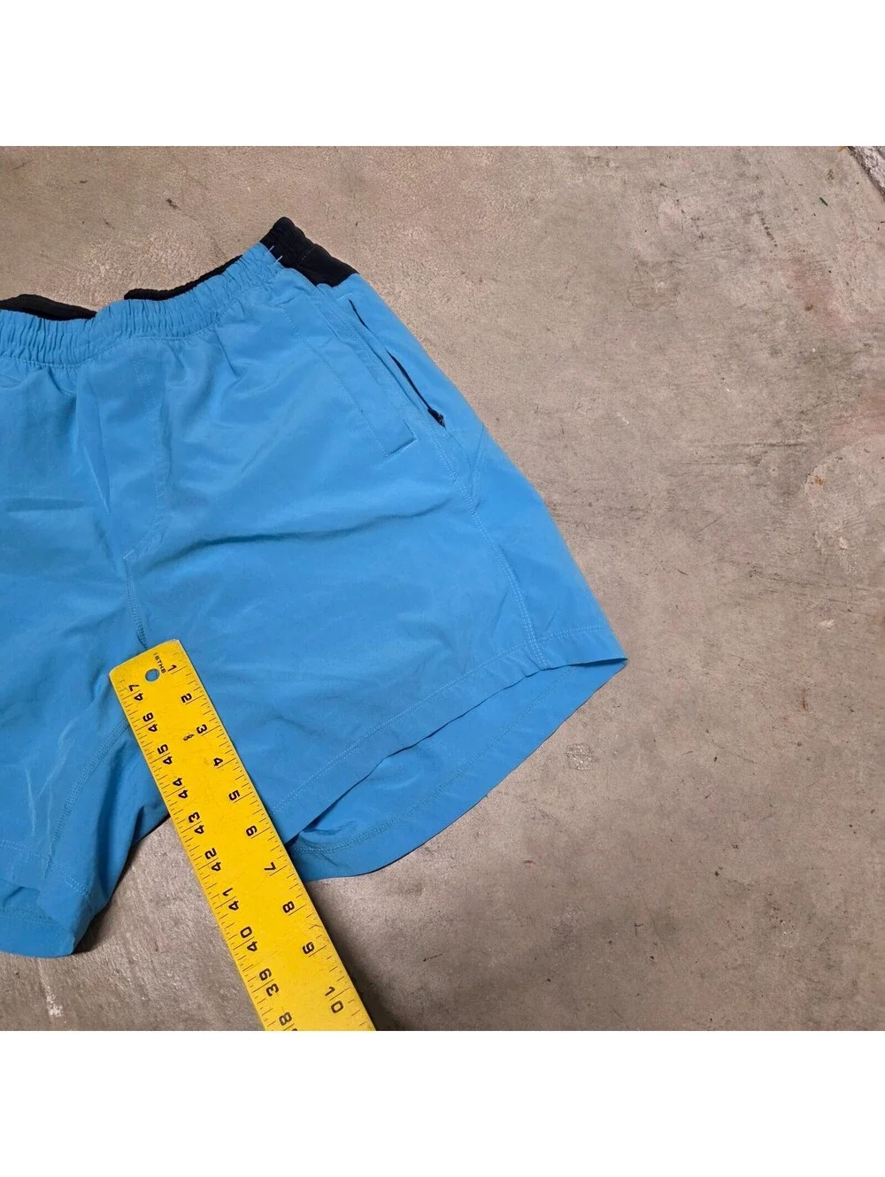 Birddogs  Short L  Blue Lined Drawstring Mens Shorts Blue Black Navy Largex7